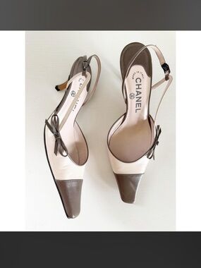 Vintage Chanel slingback heels EU 36.5